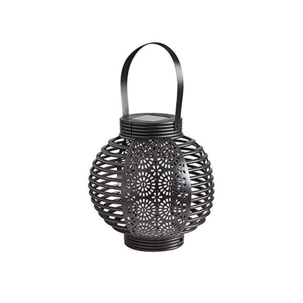 Ferrara lantern with intricate illuminated pattern
