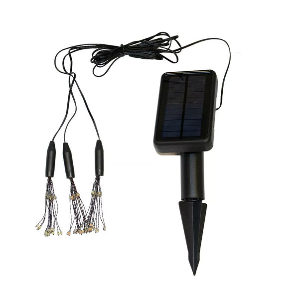 Solar starburst outdoor string lights