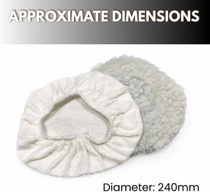 240mm polishing bonnet for rotary polisher