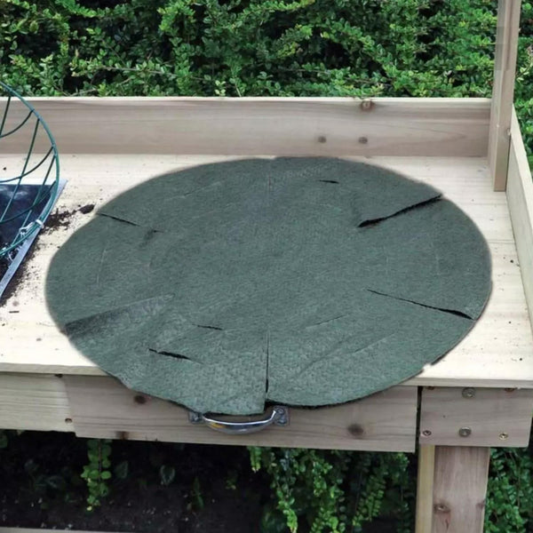 Natural fibre hanging basket planter liner