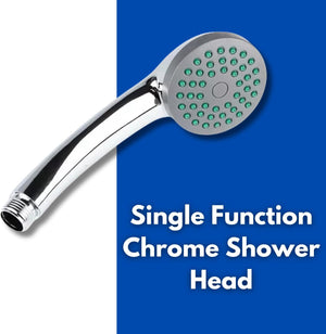 universal chrome shower head replacement fitting
