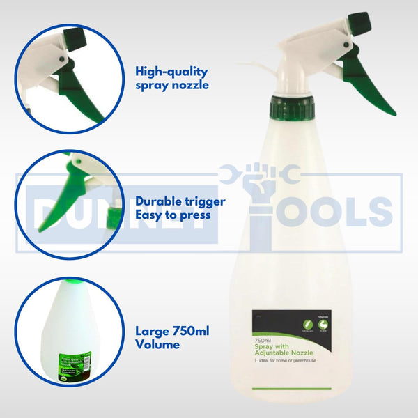 Garden plant misting spray bottle