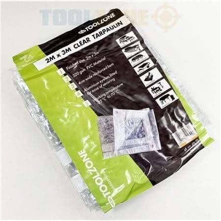 2m x 3m Clear PVC Tarpaulin
