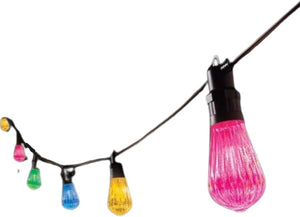 colourful waterproof festoon lights for outdoor entertaining