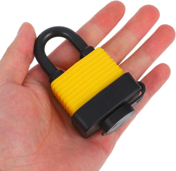 outdoor padlock with dual locking levers