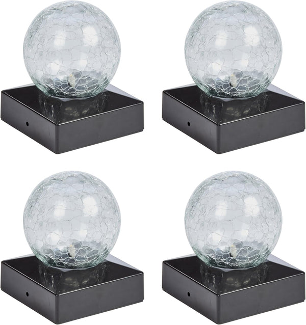 Waterproof solar post lights for outdoor decking