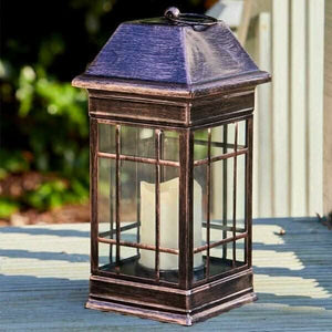 Hanging solar garden lantern