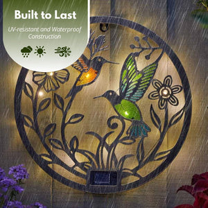 Outdoor decorative wall light for patios and balconies.