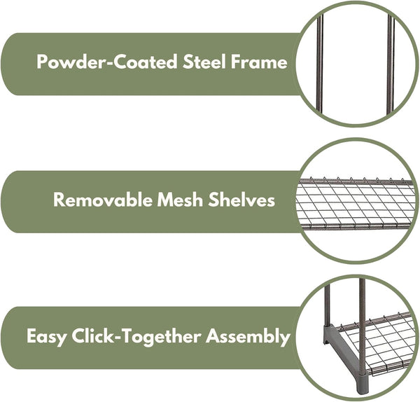 Green replacement cover for mini greenhouse