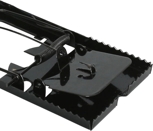 Durable weather-resistant metal mouse traps.