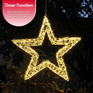 Christmas star light for home and garden