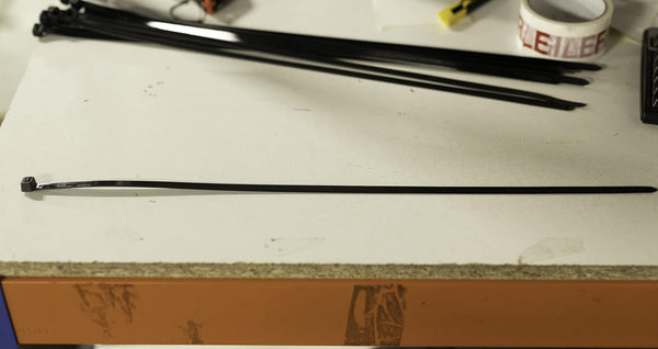 Heavy duty cable ties for garage storage