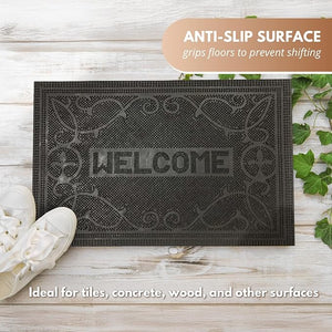 60 x 40cm outdoor rubber door mat