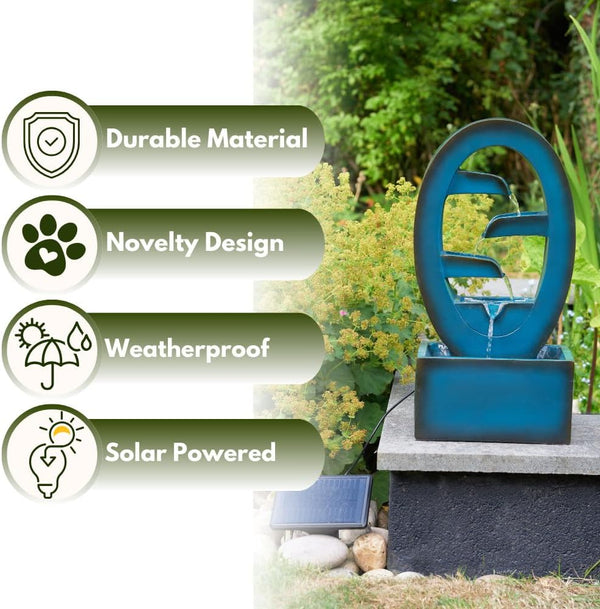 Small solar water feature for balcony.