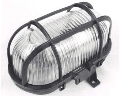 60W outdoor bulkhead wall light in black