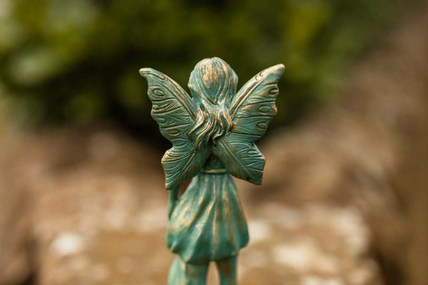 Weatherproof fairy ornament shown from front
