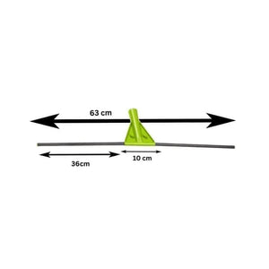 Watering can attachment set to narrow spray width
