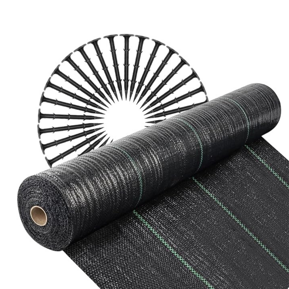 Heavy duty weed control fabric membrane
