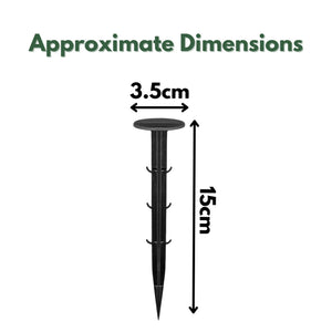 Black plastic ground membrane staples