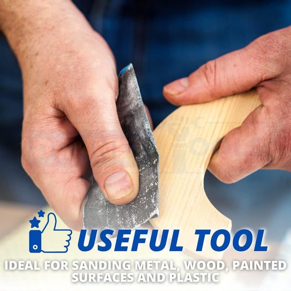 mixed grit sanding sheets for furniture restoration