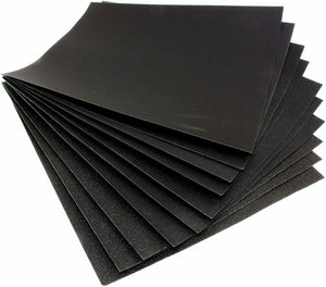 mixed grit wet and dry sandpaper sheets pack