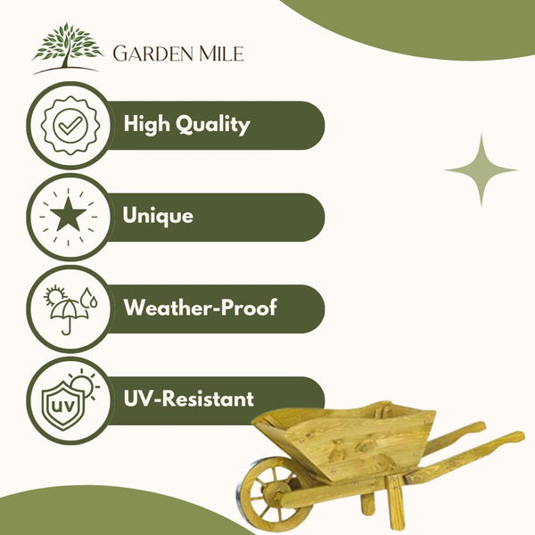 Rustic garden planter for flowers