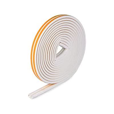 White P-type adhesive rubber door and window seal