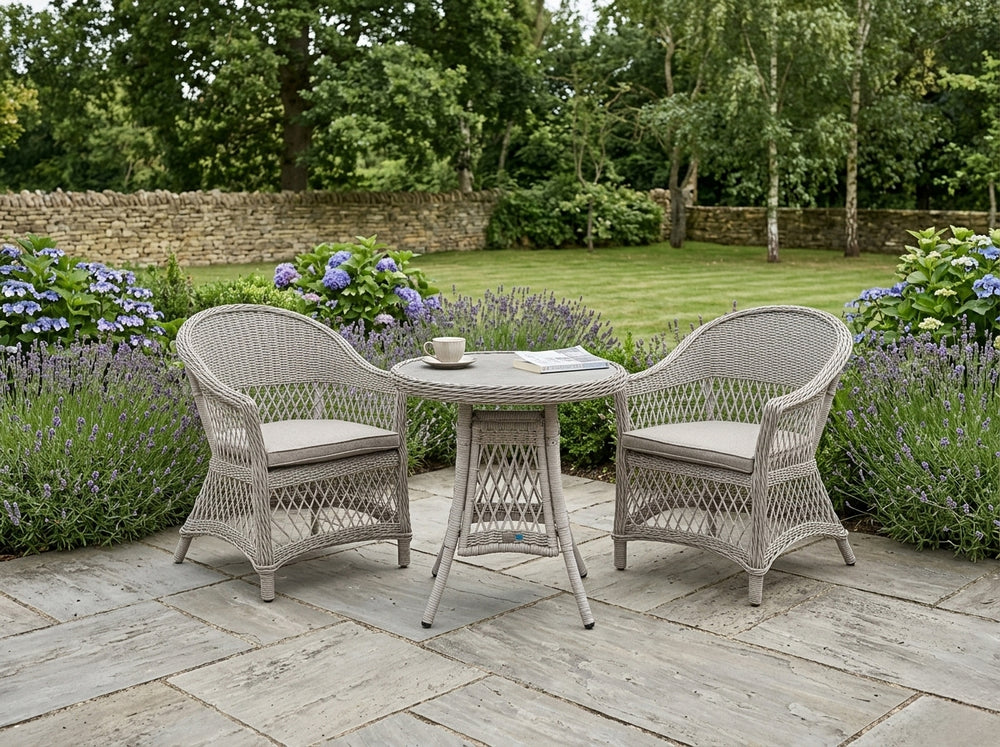 Cotswold wicker 2 seater bistro set