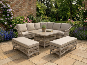 Cotswold wicker comfort corner set