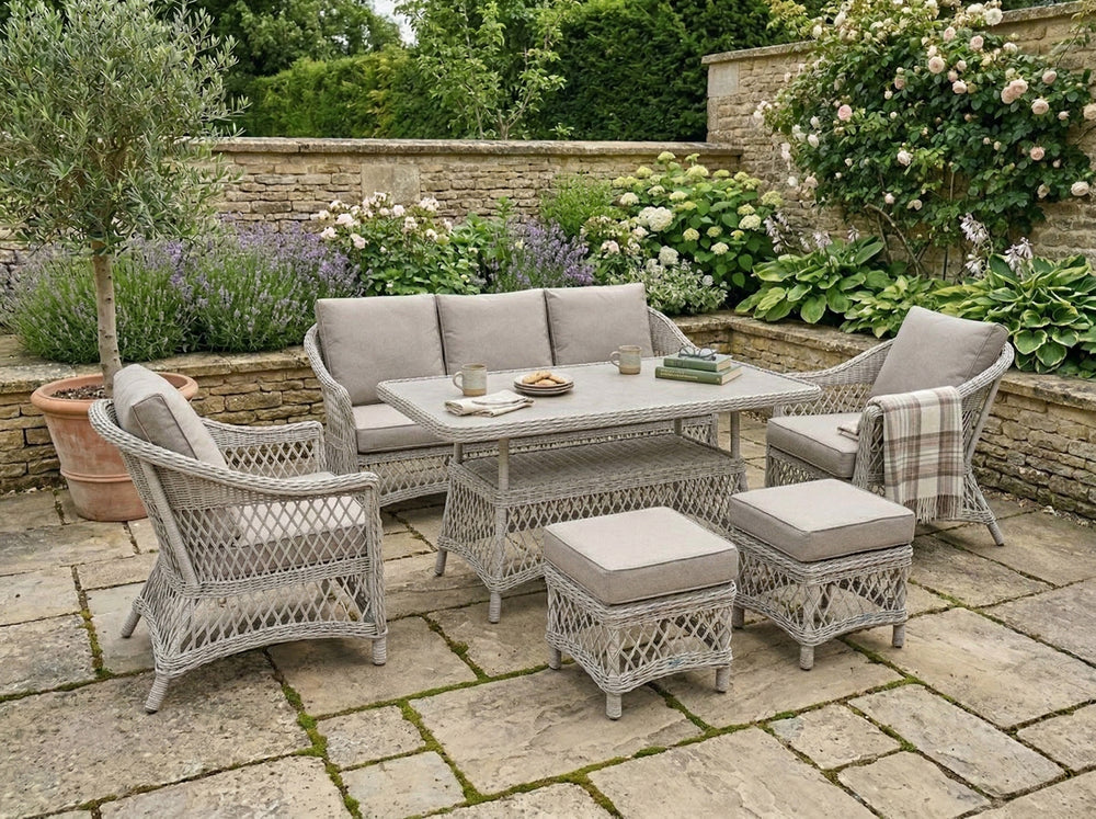 Cotswold wicker 3 seater sofa set
