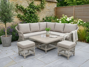 Cotswold wicker mini corner set