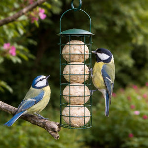 easy refill suet feeder for outdoor use