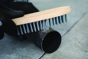 Heavy duty metal cleaning brush