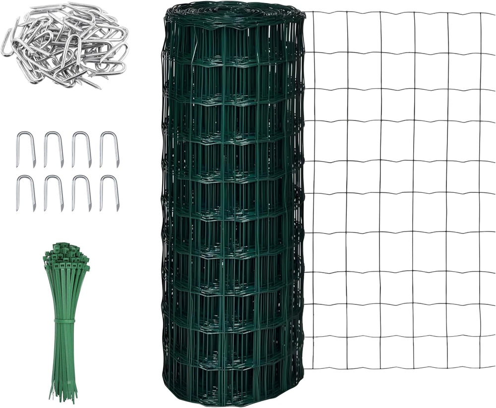 PVC coated steel wire mesh fencing roll