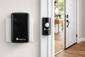 Wireless doorbell with flashing alert mode