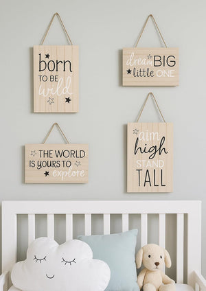 Baby room inspirational wall decor
