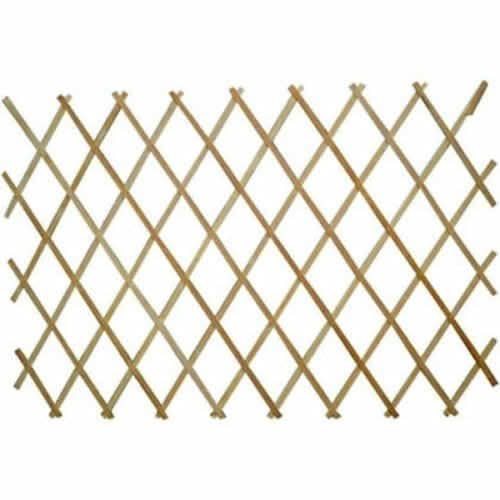 Wooden trellis expanded for climbing plants