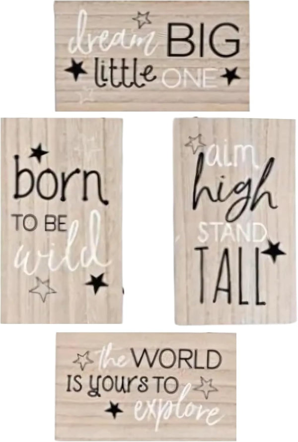 Nursery affirmation signs for boys and girls