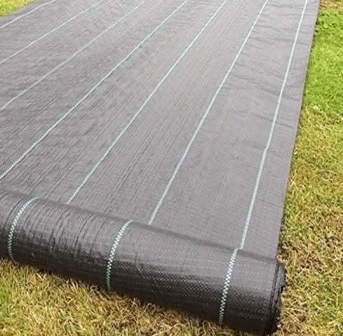Heavy duty 2m x 10m weed control fabric roll
