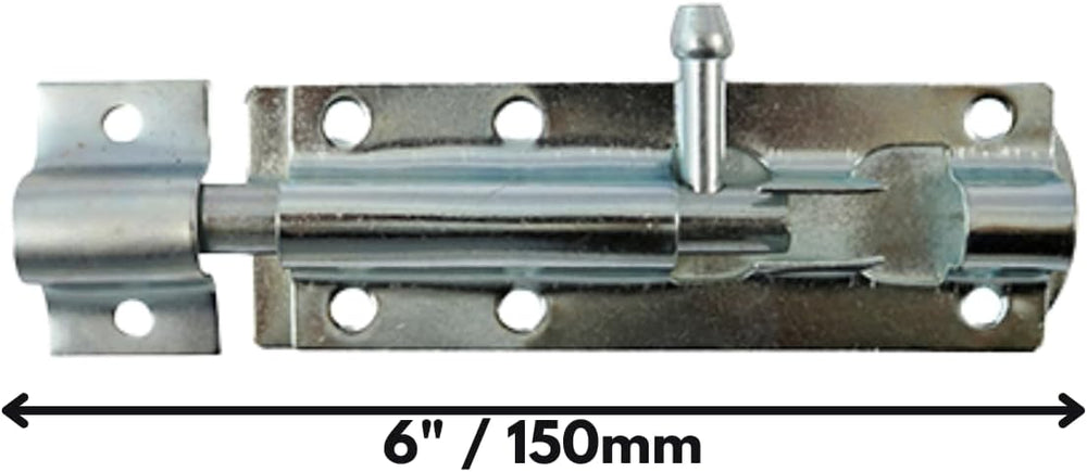 Heavy duty sliding door bolt lock 150mm
