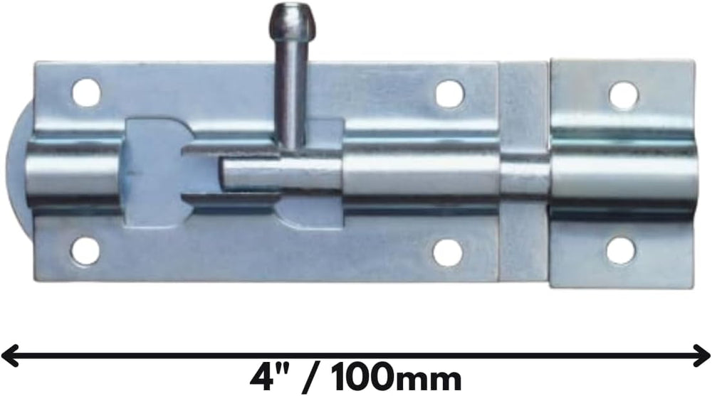 4 inch sliding door bolt lock for wooden doors