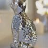 eye-catching-silver-sparkle-cat-statue