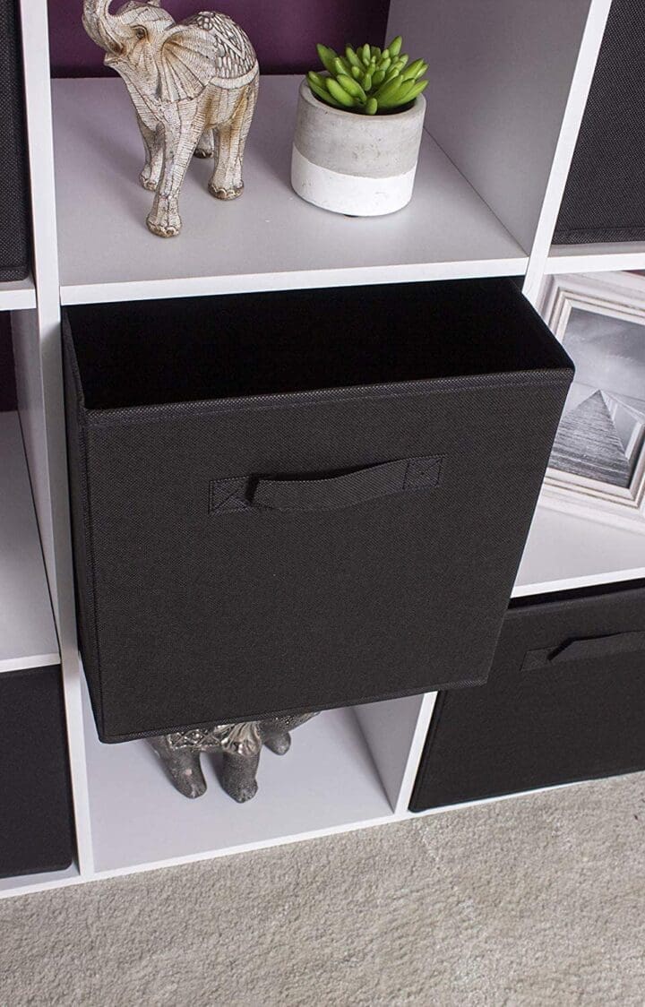 lightweight-black-canvas-storage-box