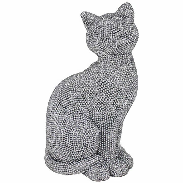 silver-sparkle-sitting-cat-statue-10-x-8-x-19-cmvv