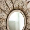 stunning-feather-shaped-body-bronze-wall-mirror