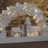 stunning-wood-white-light-up-christmas-village-scene