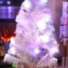 white-mini-pre-lit-christmas-tree-fibre-effect
