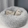 Plush-Pet-Bed-Grey-50cm