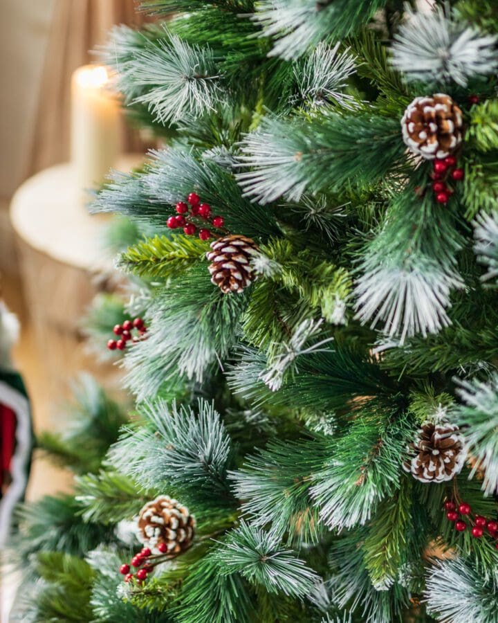 pvc-artificial-christmas-tree-ornament-pine-cones