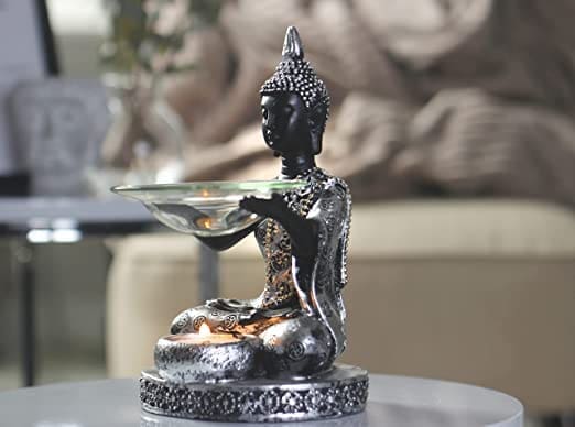 silver-buddha-candle-wax-oil-burner-aroma-lamp